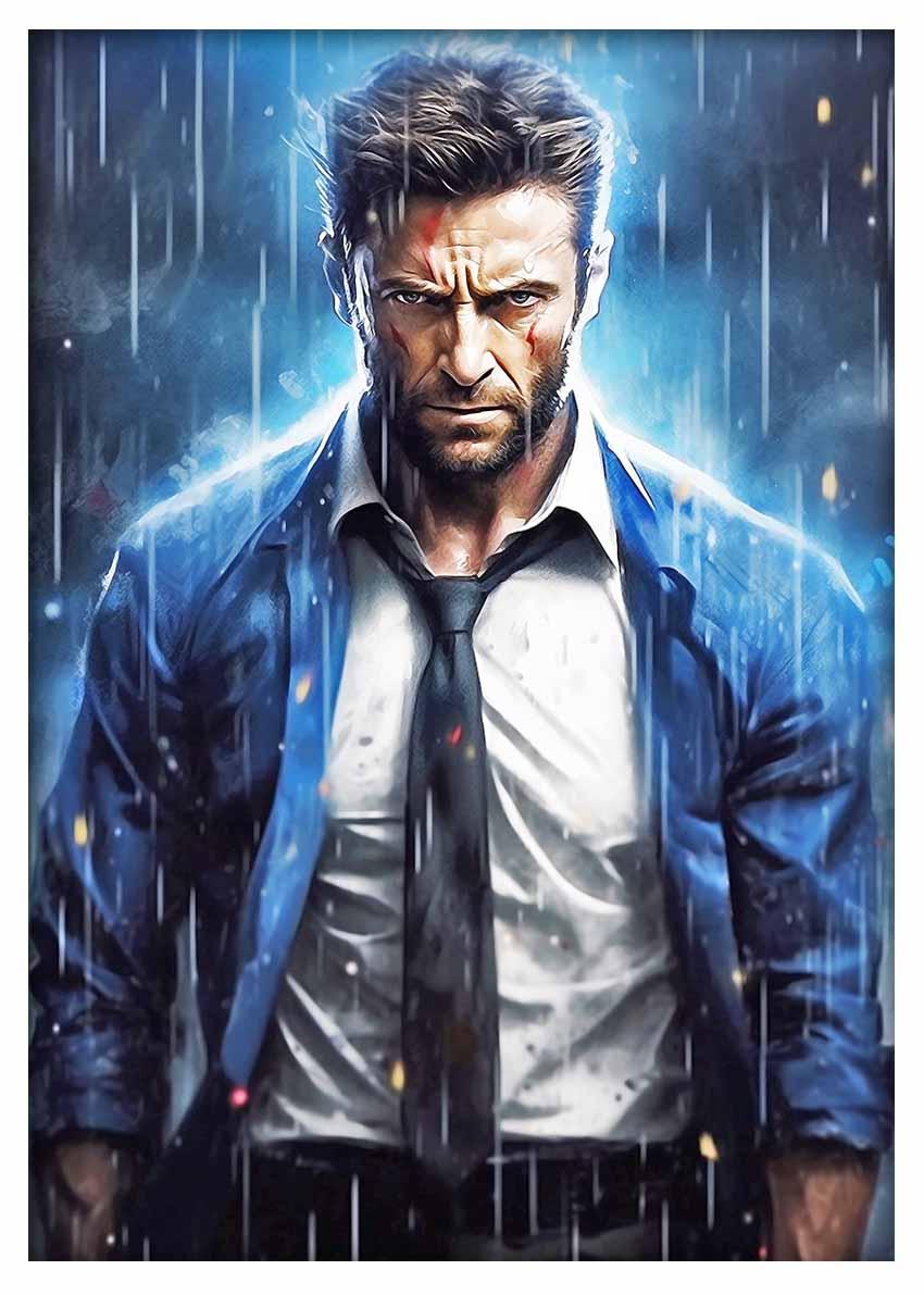 P310 Hugh Jackman Canvas Art Prints, Posters, and Wall Art Pop Art Collection