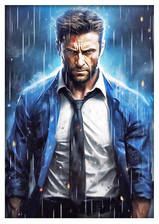 P310 Hugh Jackman Canvas Art Prints, Posters, and Wall Art Pop Art Collection