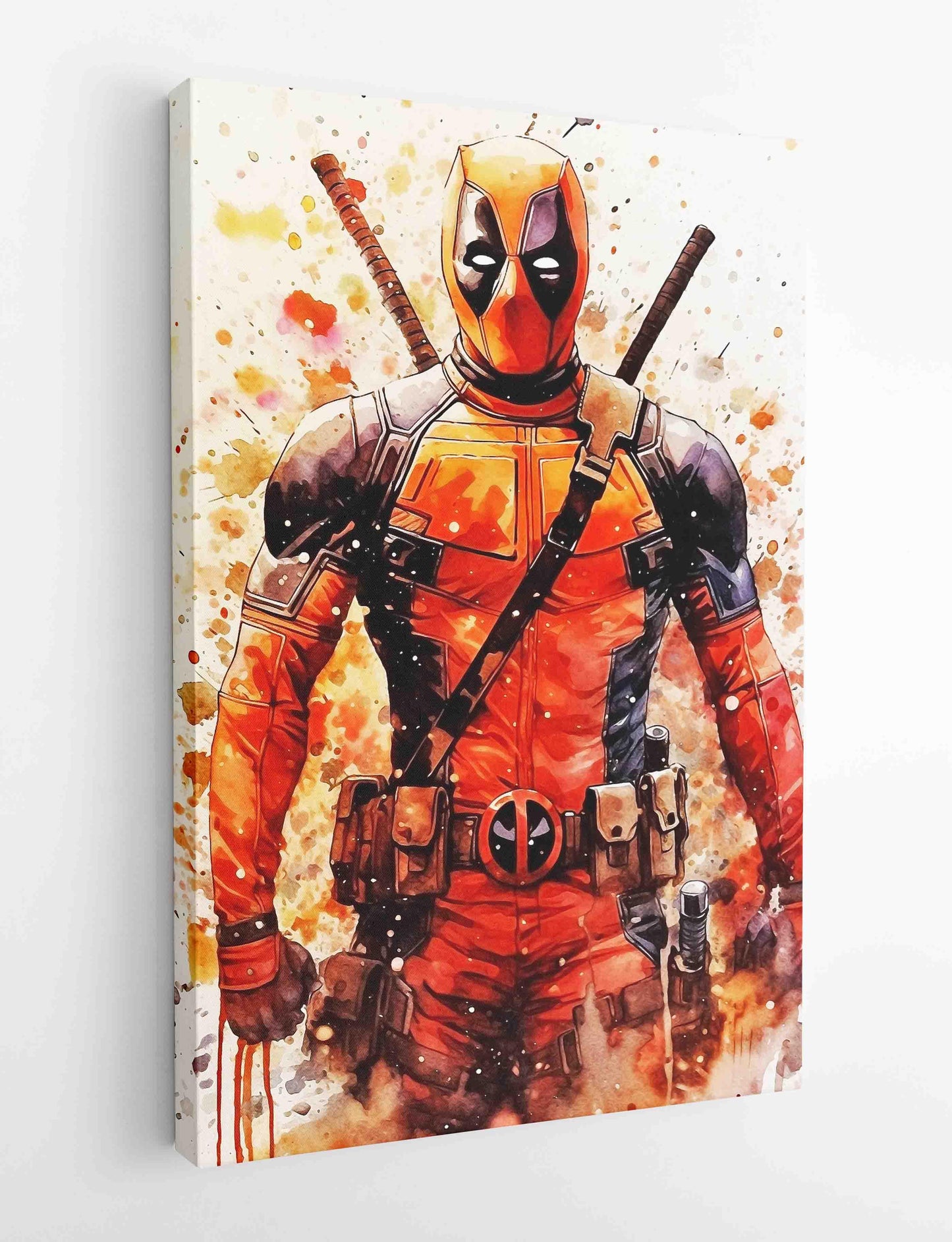 P312 Deadpool Canvas Art Prints, Posters, and Wall Art Superhero Collection