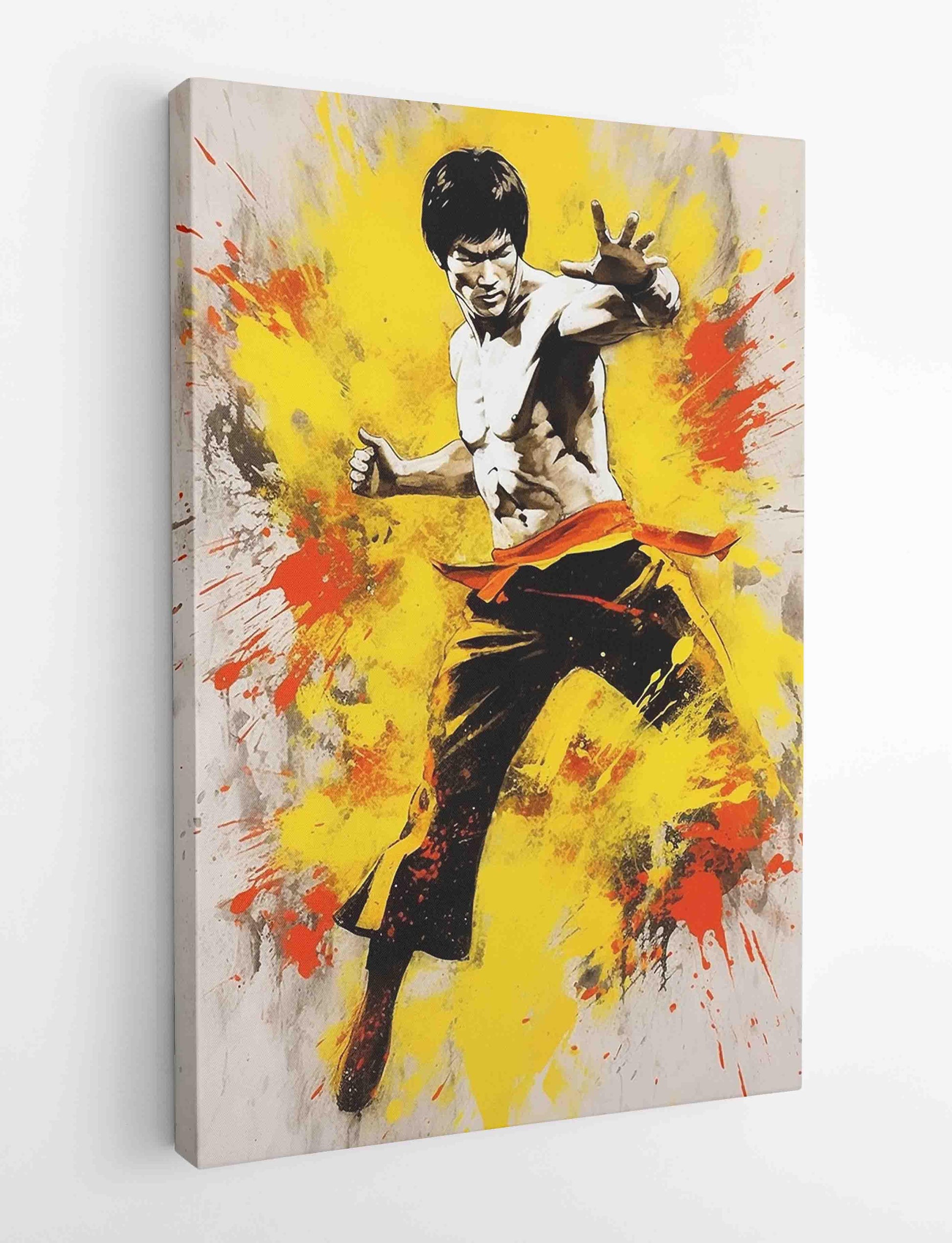 P314 Bruce LEE Canvas Art Prints, Posters, and Wall Art Pop Art Collection