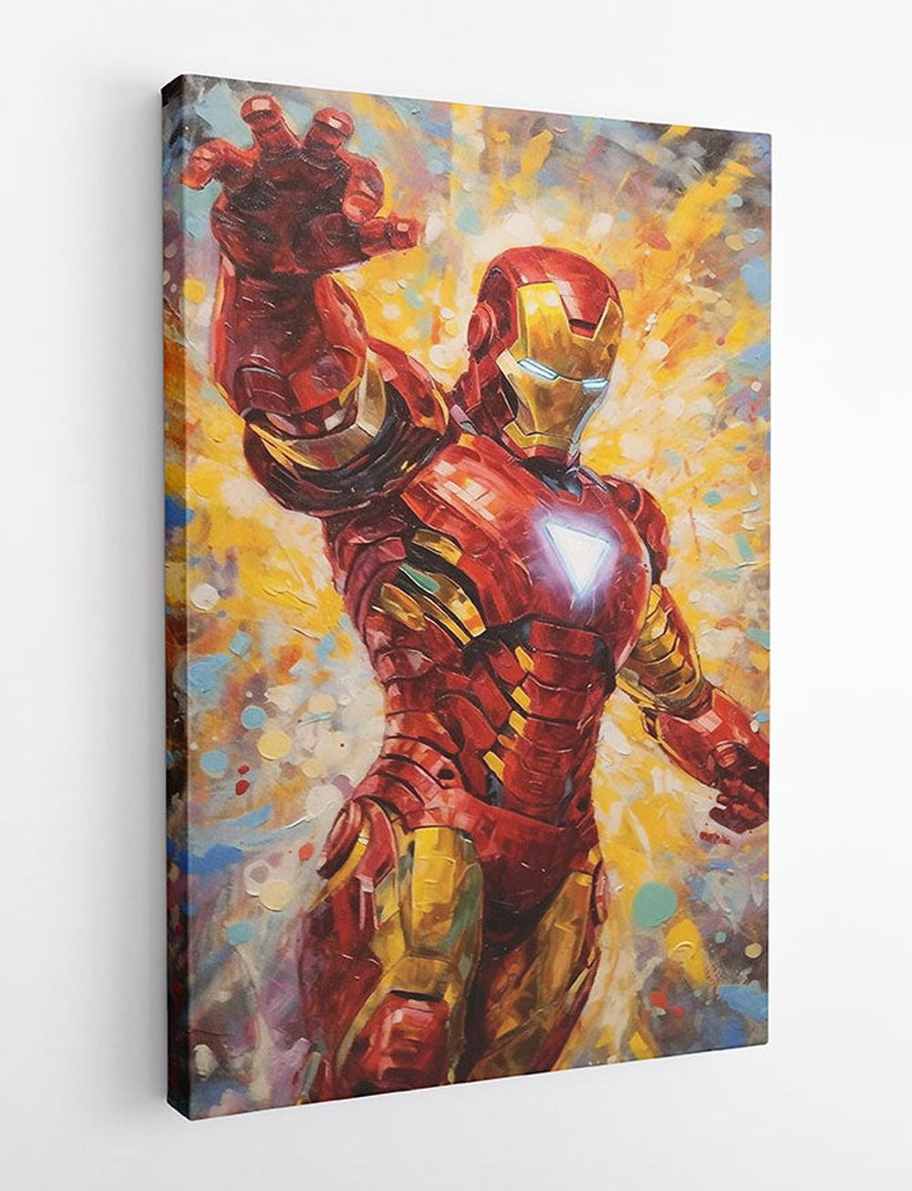 P319 – Iron MAN Canvas Art Prints, Posters, and Wall Art – Superhero Collection