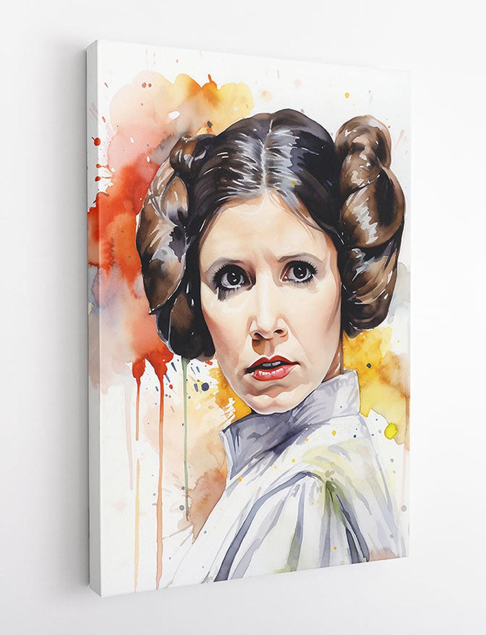 P320 – Princess Leia Canvas Art Prints, Posters, and Wall Art – Pop Art Collection