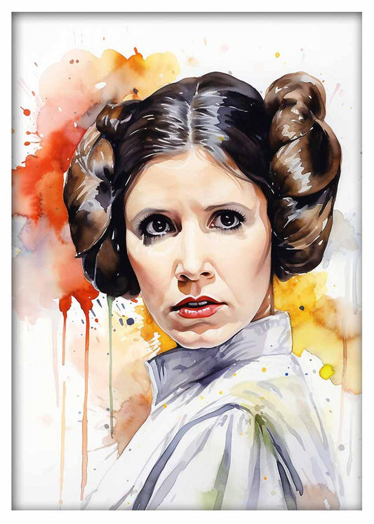 P320 – Princess Leia Canvas Art Prints, Posters, and Wall Art – Pop Art Collection