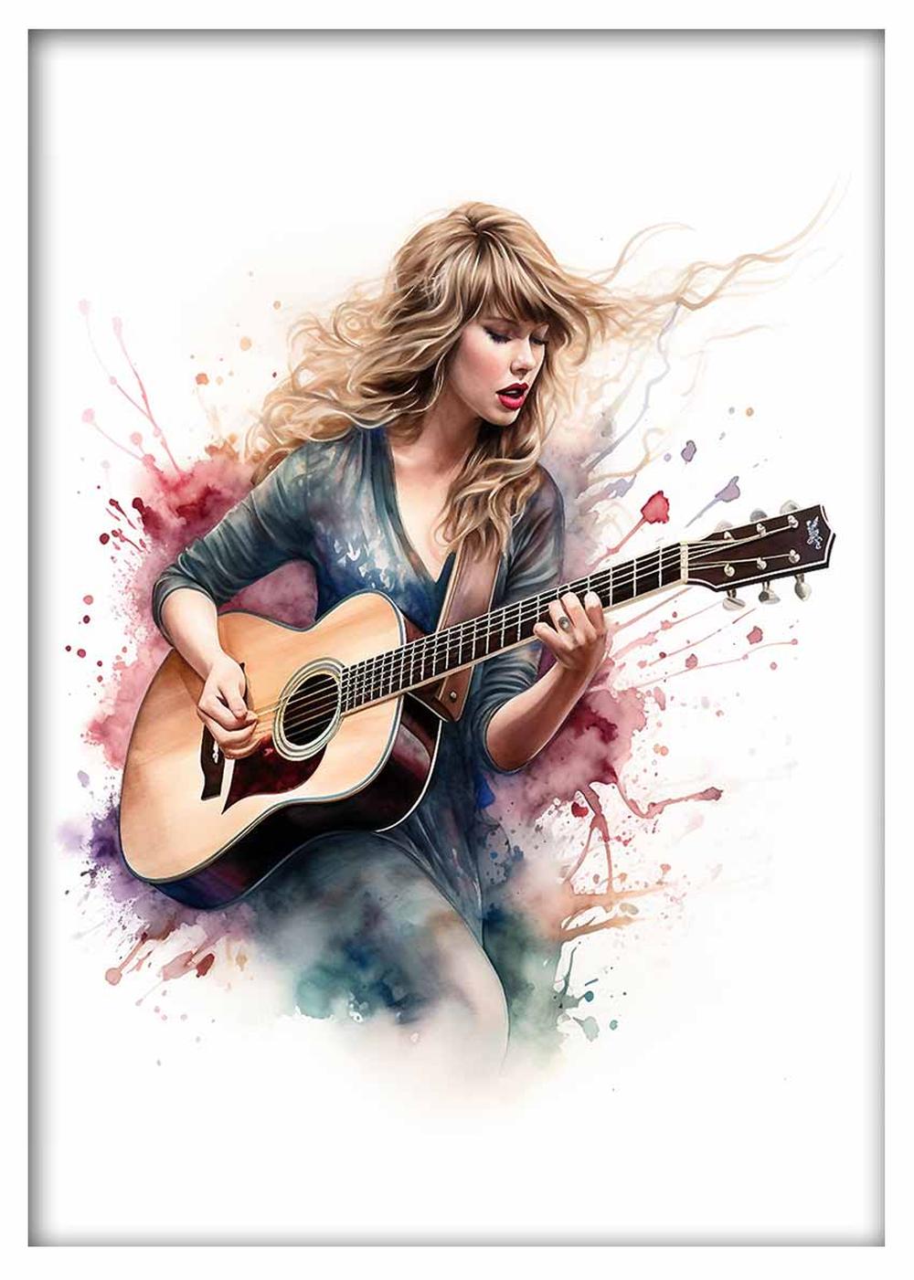 P322 – Taylor Swift Canvas Art Prints, Posters, and Wall Art – Pop Art Collection