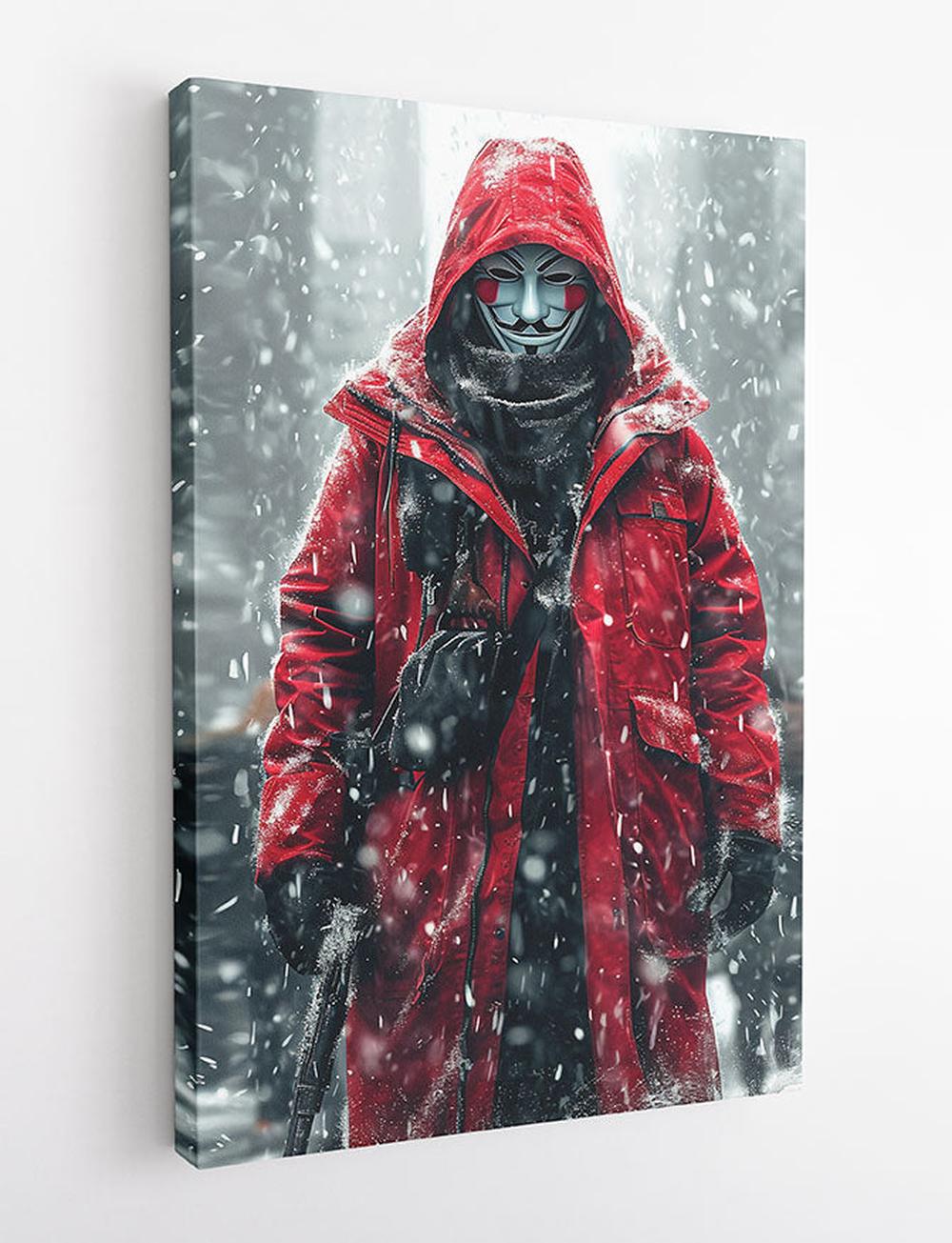 P325 – Vendetta Canvas Art Prints, Posters, and Wall Art – Superhero Collection