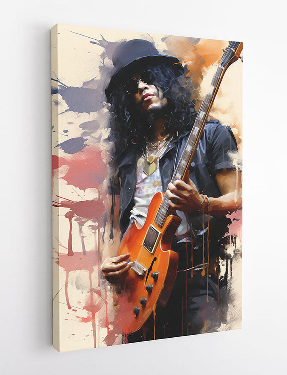 P327 – Slash Poster, Slash of Guns N Roses Canvas Art Prints, Posters, and Wall Art – Pop Art Collection