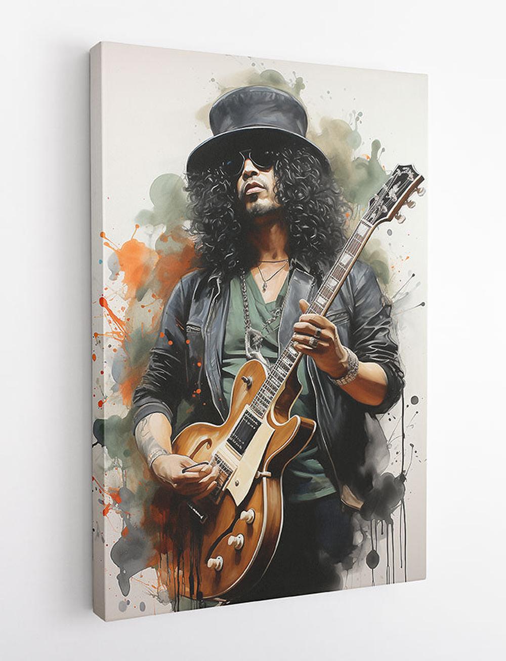 P328 – Slash Poster, Slash of Guns N Roses Canvas Art Prints, Posters, and Wall Art – Pop Art Collection