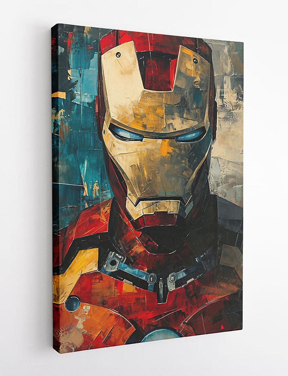 P336 – Iron Man Canvas Art Prints, Posters, and Wall Art – Superhero Collection