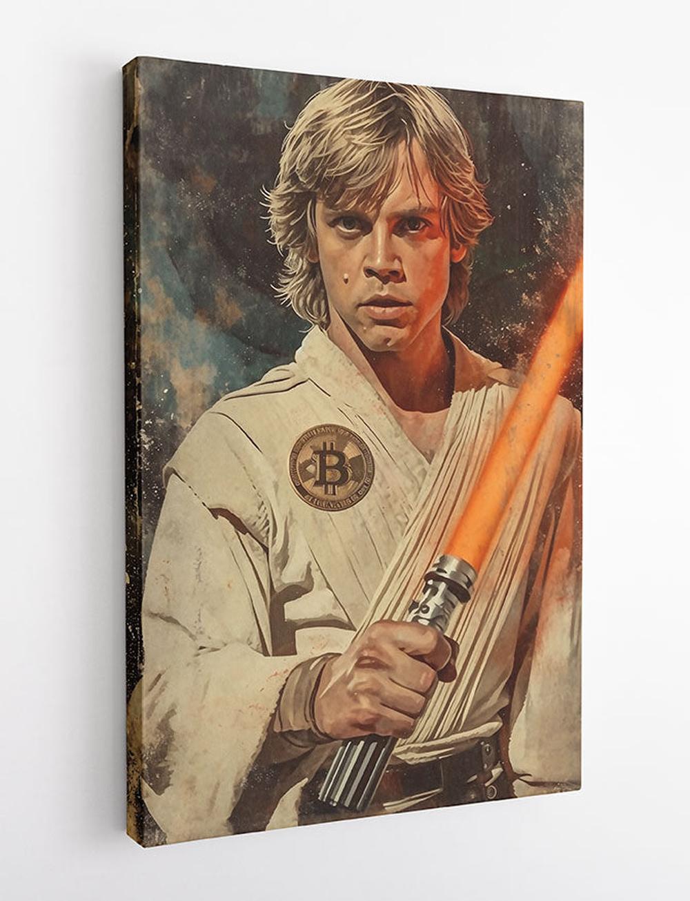 P338 – Luke Skywalker Canvas Art Prints, Posters, and Wall Art – Fantasy & Sci-Fi Collection