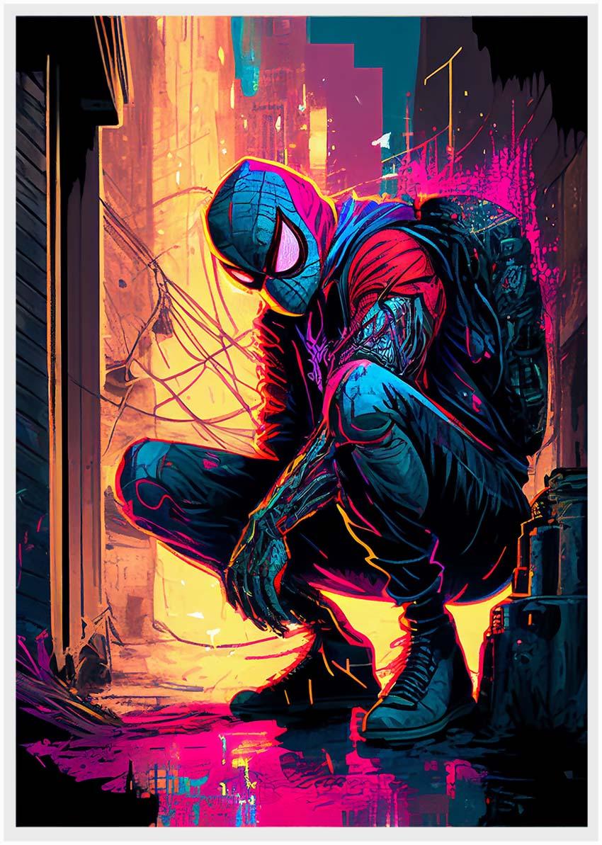 P34 Spider Man Canvas Art Prints, Posters, and Wall Art Superhero Collection