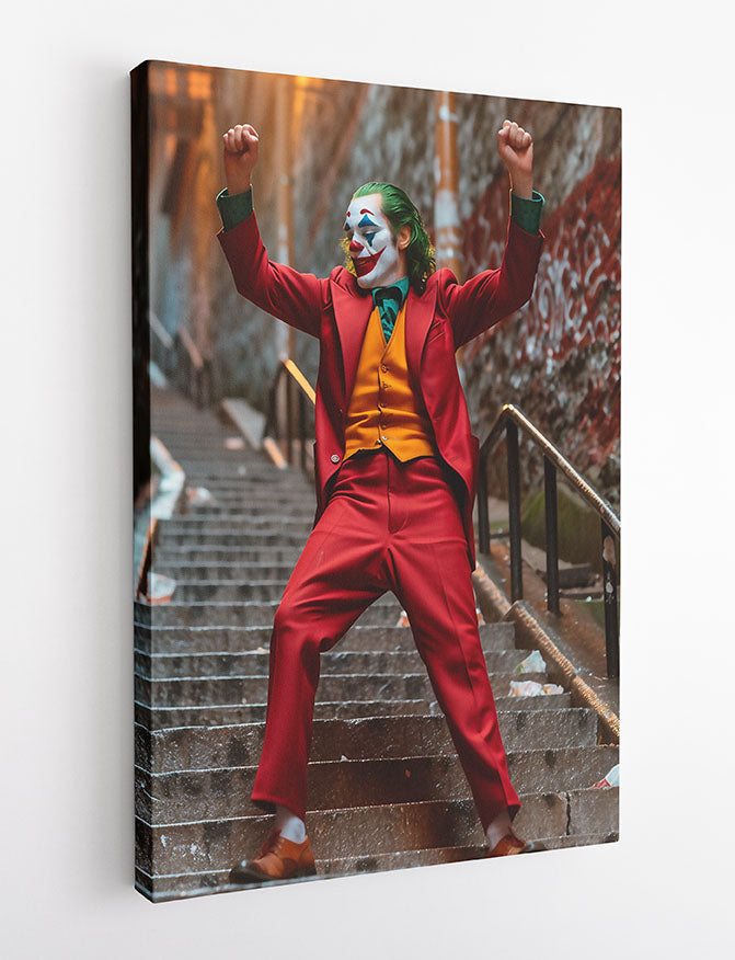 P353 – Joker Canvas Art Prints, Posters, and Wall Art – Superhero Collection