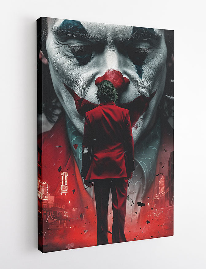 P357 – Joker Canvas Art Prints, Posters, and Wall Art – Superhero Collection