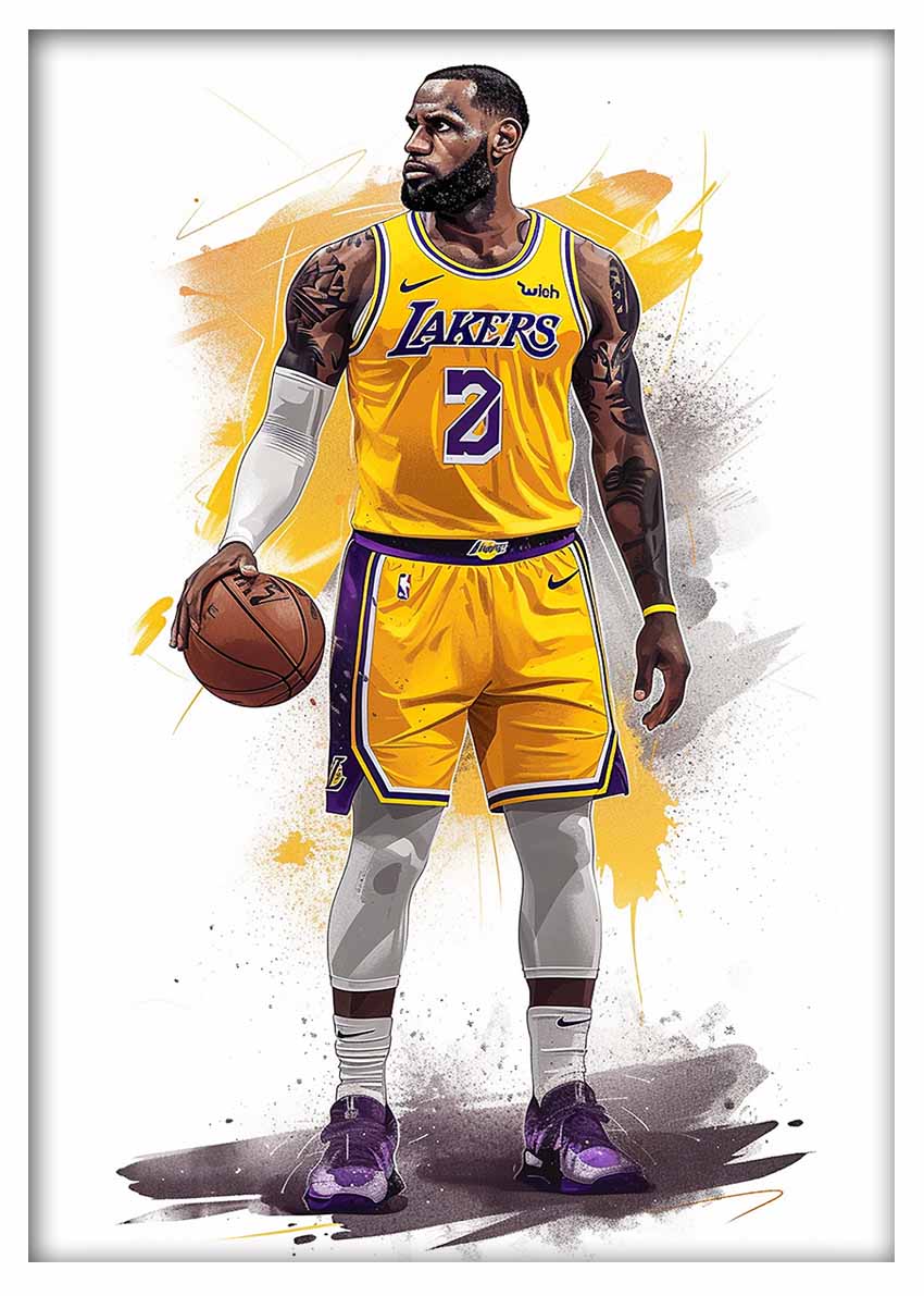 P359 – LeBron James Canvas Art Prints, Posters, and Wall Art – Pop Art Collection