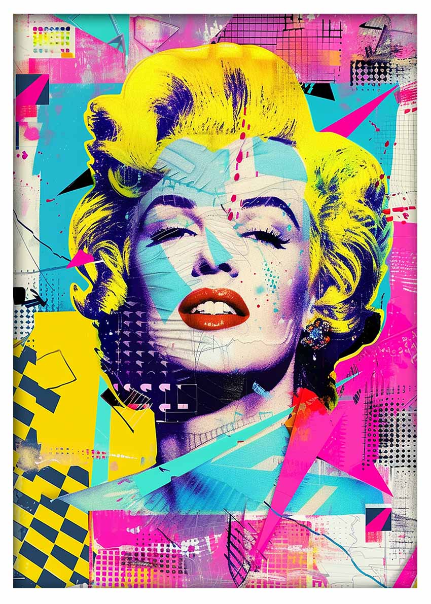 P361 – Marilyn Monroe Canvas Art Prints, Posters, and Wall Art – Pop Art Collection