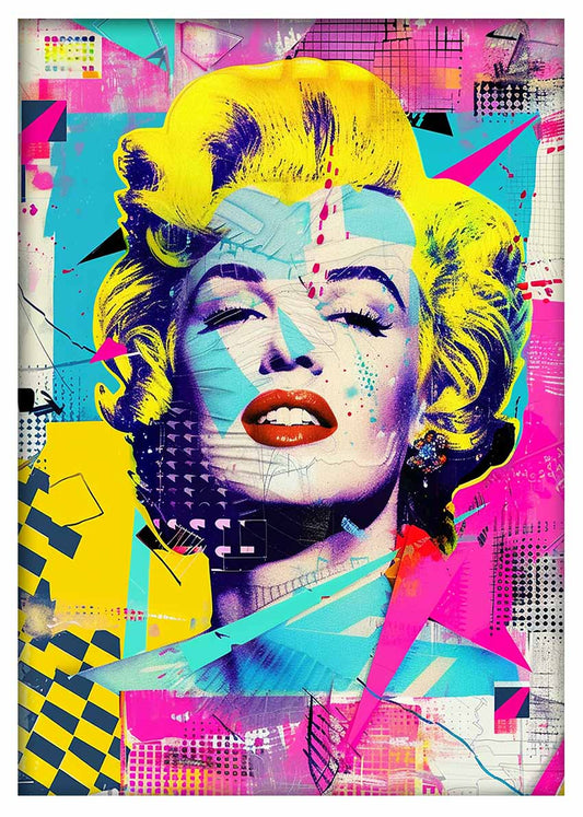 P361 – Marilyn Monroe Canvas Art Prints, Posters, and Wall Art – Pop Art Collection