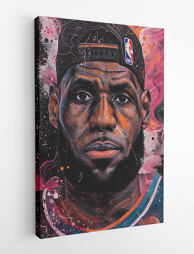 P362 – LeBron James Canvas Art Prints, Posters, and Wall Art – Pop Art Collection