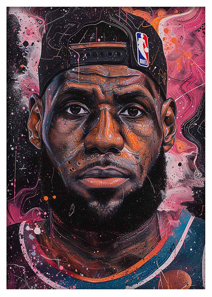 P362 – LeBron James Canvas Art Prints, Posters, and Wall Art – Pop Art Collection