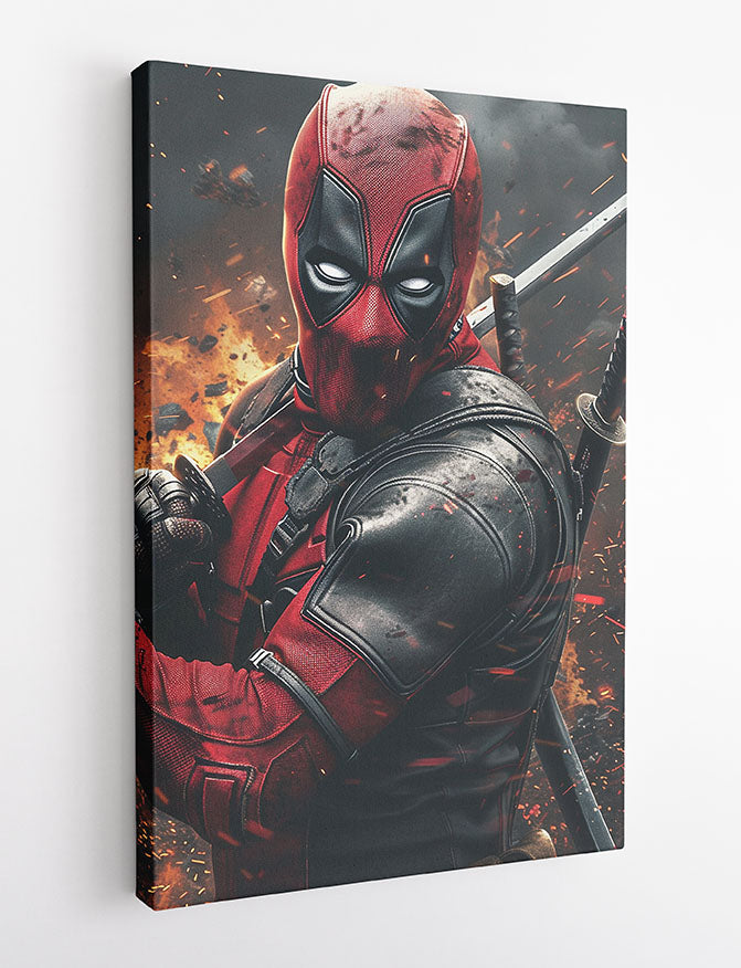 P366 – Deadpool Canvas Art Prints, Posters, and Wall Art – Superhero Collection