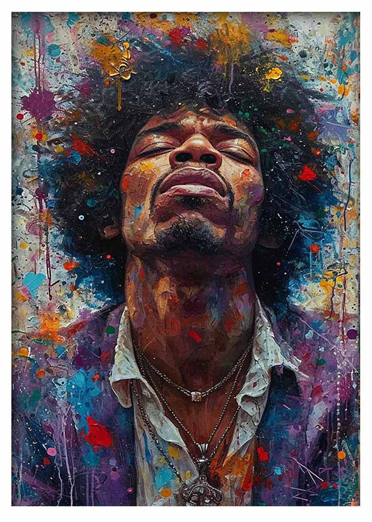 P368 – Jimi Hendrix Canvas Art Prints, Posters, and Wall Art – Pop Art Collection