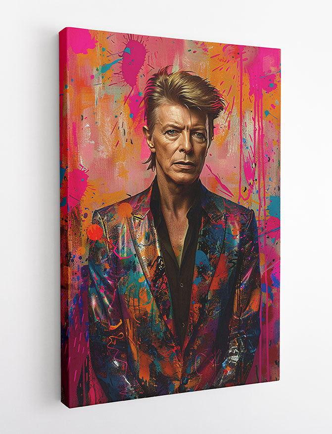 P370 – David Bowie Canvas Art Prints, Posters, and Wall Art – Pop Art Collection