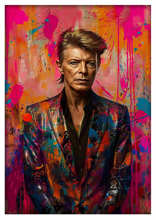 P370 – David Bowie Canvas Art Prints, Posters, and Wall Art – Pop Art Collection