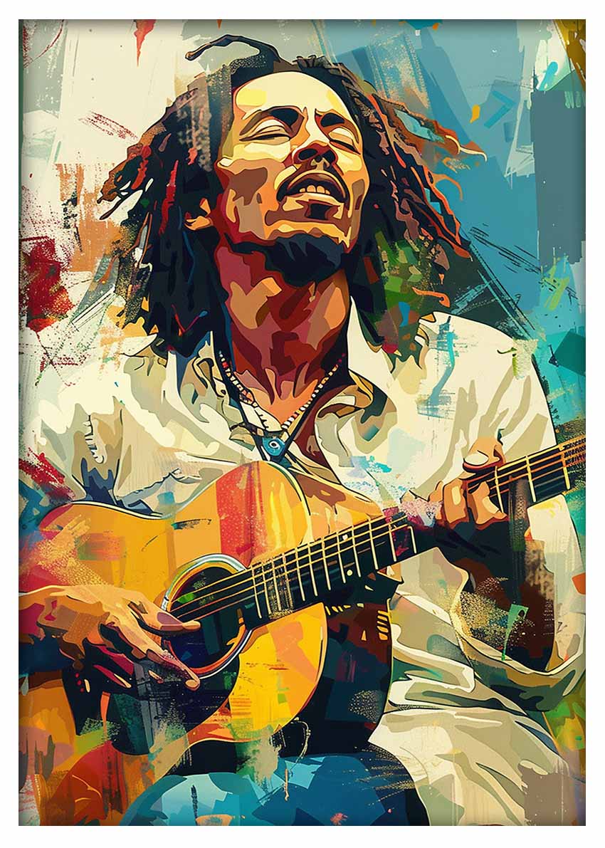 P372 – Bob Marley Canvas Art Prints, Posters, and Wall Art – Pop Art Collection