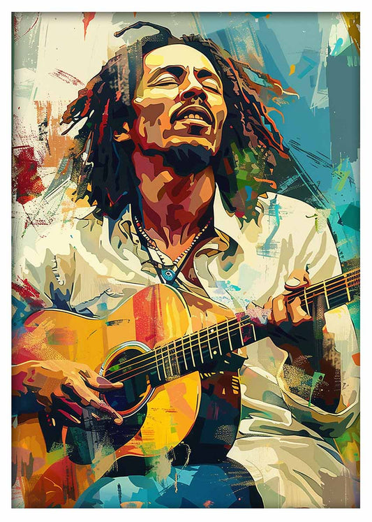 P372 – Bob Marley Canvas Art Prints, Posters, and Wall Art – Pop Art Collection