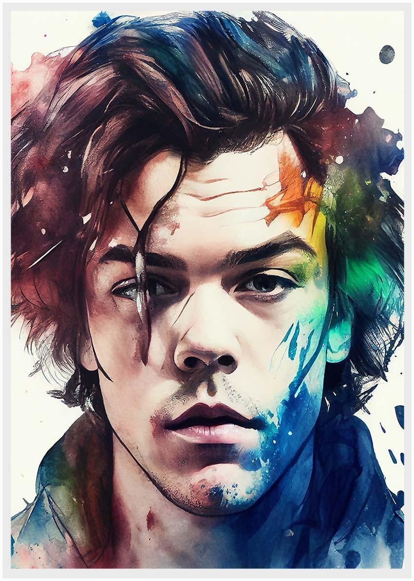 P62 Harry Styles Canvas Art Prints, Posters, and Wall Art Pop Art Collection