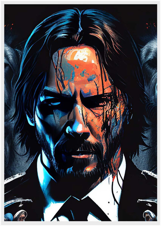 P64 John Wick Canvas Art Prints, Posters, and Wall Art Pop Art Collection