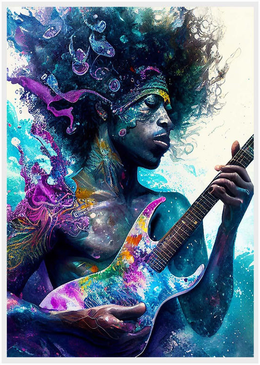 P65 Jimi Hendrix Canvas Art Prints, Posters, and Wall Art Pop Art Collection