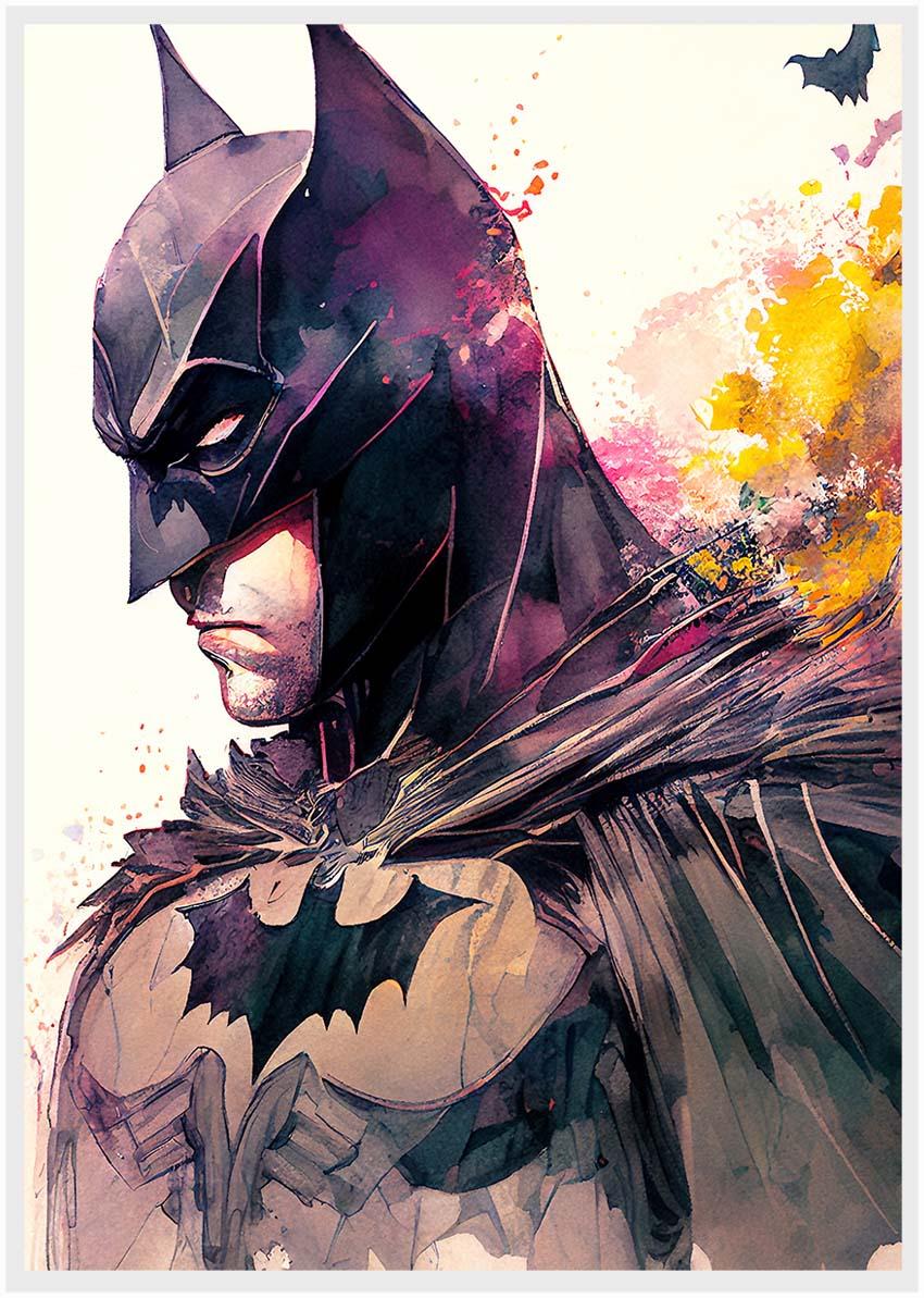 P70 Batman Canvas Art Prints, Posters, and Wall Art Superhero Collection