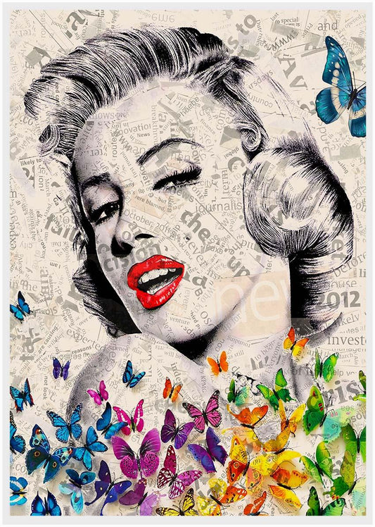 P83 Marilyn Monroe Canvas Art Prints, Posters, and Wall Art Pop Art Collection