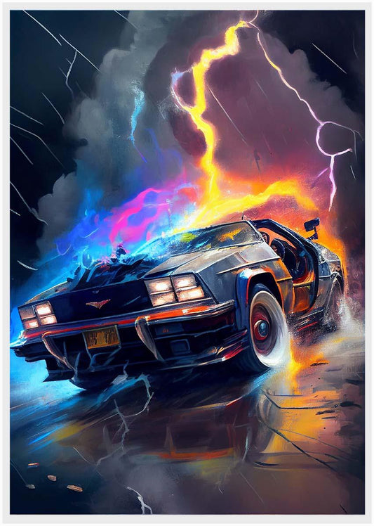 P9 Back to the Future Canvas Art Prints, Posters, and Wall Art Pop Art Collection