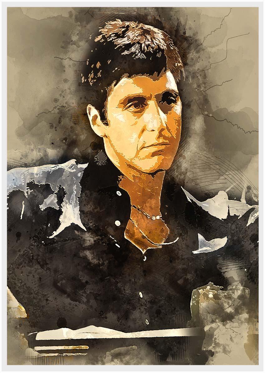 P94 Scarface Canvas Art Prints, Posters, and Wall Art Pop Art Collection