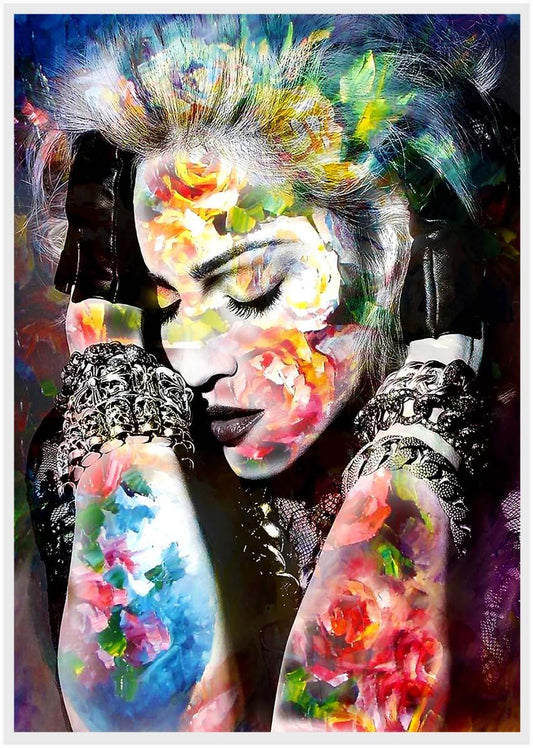 P98 Madonna Canvas Art Prints, Posters, and Wall Art Pop Art Collection