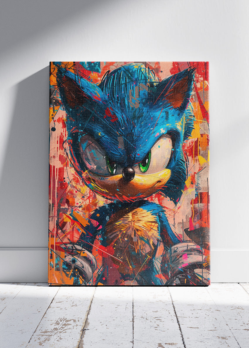 Sonic the Hedgehog Gaming Wall Art Poster & Canvas