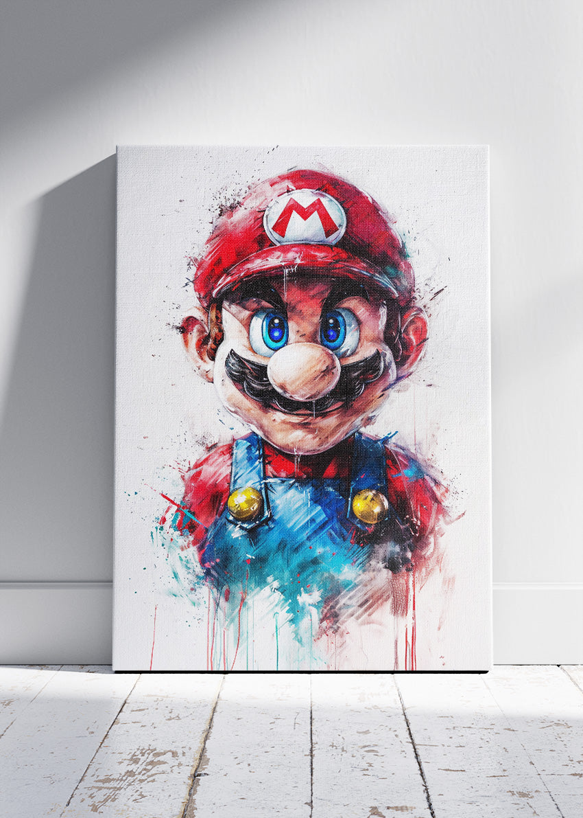 Super Mario Gaming Wall Art Poster & Canvas