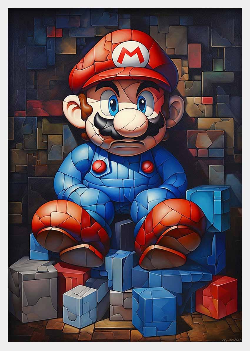 T386 Super Mario Canvas Art Prints, Posters, and Wall Art Pop Art Collection
