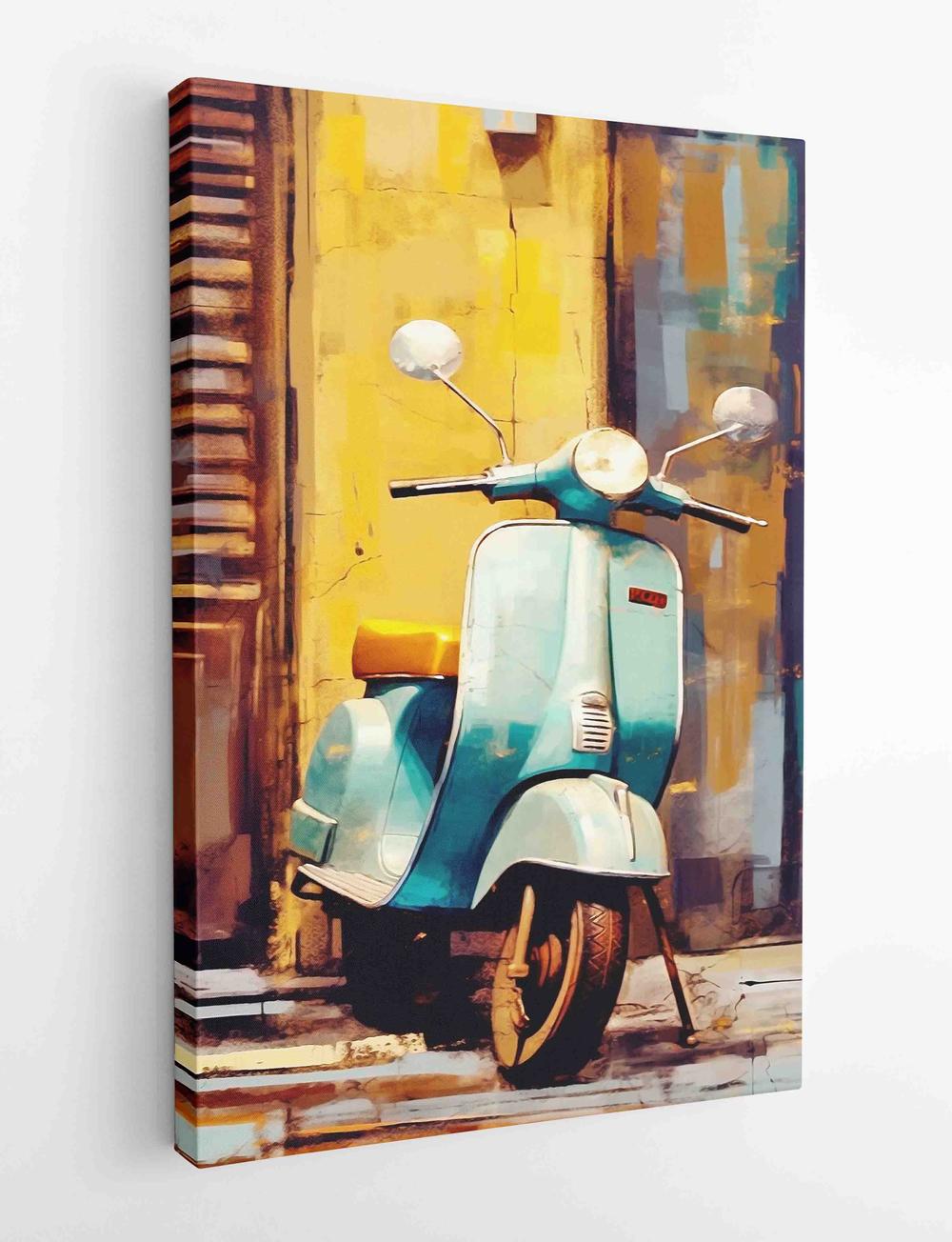 T485 Motorbike Canvas Art Prints, Posters, and Wall Art Motorbike Collection