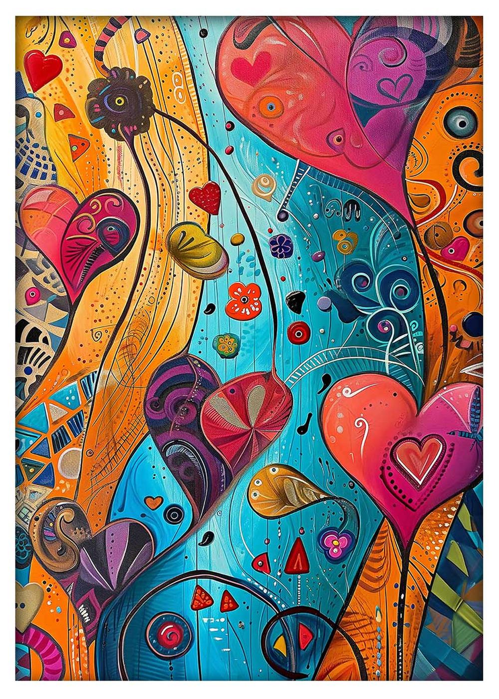 T598 Geometric & Abstract Canvas Art Prints, Posters, and Wall Art