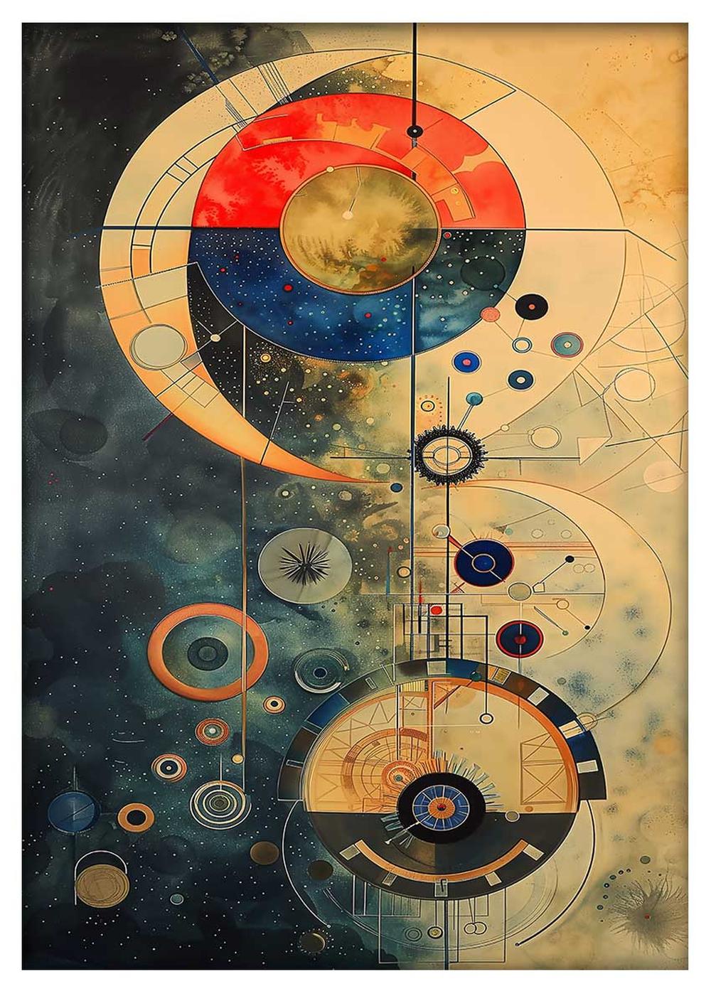 T672 Geometric & Abstract Canvas Art Prints, Posters, and Wall Art