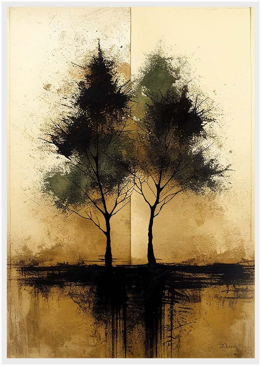 T89 Tree Canvas Art Prints, Posters, and Wall Art Flowers, Plants, Trees Collection