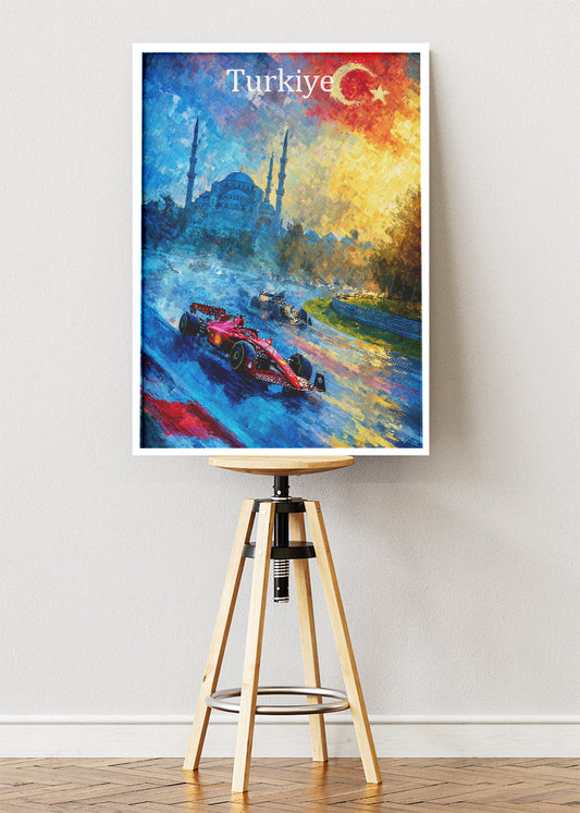 Türkiye Istanbul Formula 1 Grand Prix Canvas Print & Poster – AI PRINT LAB