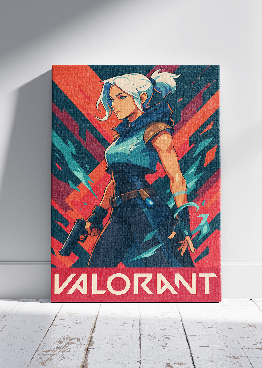 Valorant Wall Art – Stylised Tactical Shooter Gaming Poster & Canvas