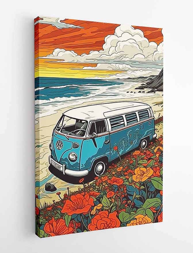 Automotive Wall Art Canvas Art Prints, Posters, and Wall Art Flowers, Plants, Trees Collection