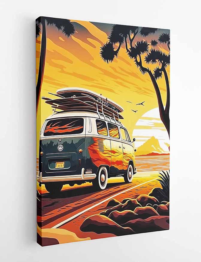 Automotive Wall Art Canvas & Poster Wall Art T310 Expressive Collection