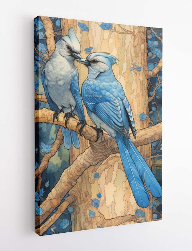 Birds Canvas Art Prints, Posters, and Wall Art Flowers, Plants, Trees Collection