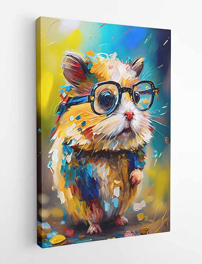 Hamster Canvas & Poster Wall Art T221 Wildlife Series