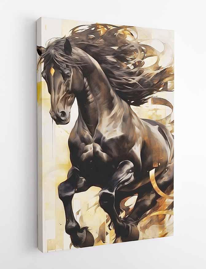 Horse Canvas & Poster Wall Art T330 Wildlife Series