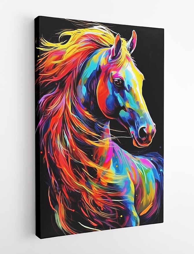 Horse Canvas & Poster Wall Art T339 Wildlife Series
